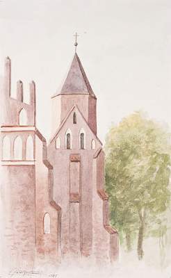 Radzyń - wieża kościoła farnego